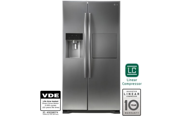 LG Side by Side Refrigerator, GC-P207GLYV