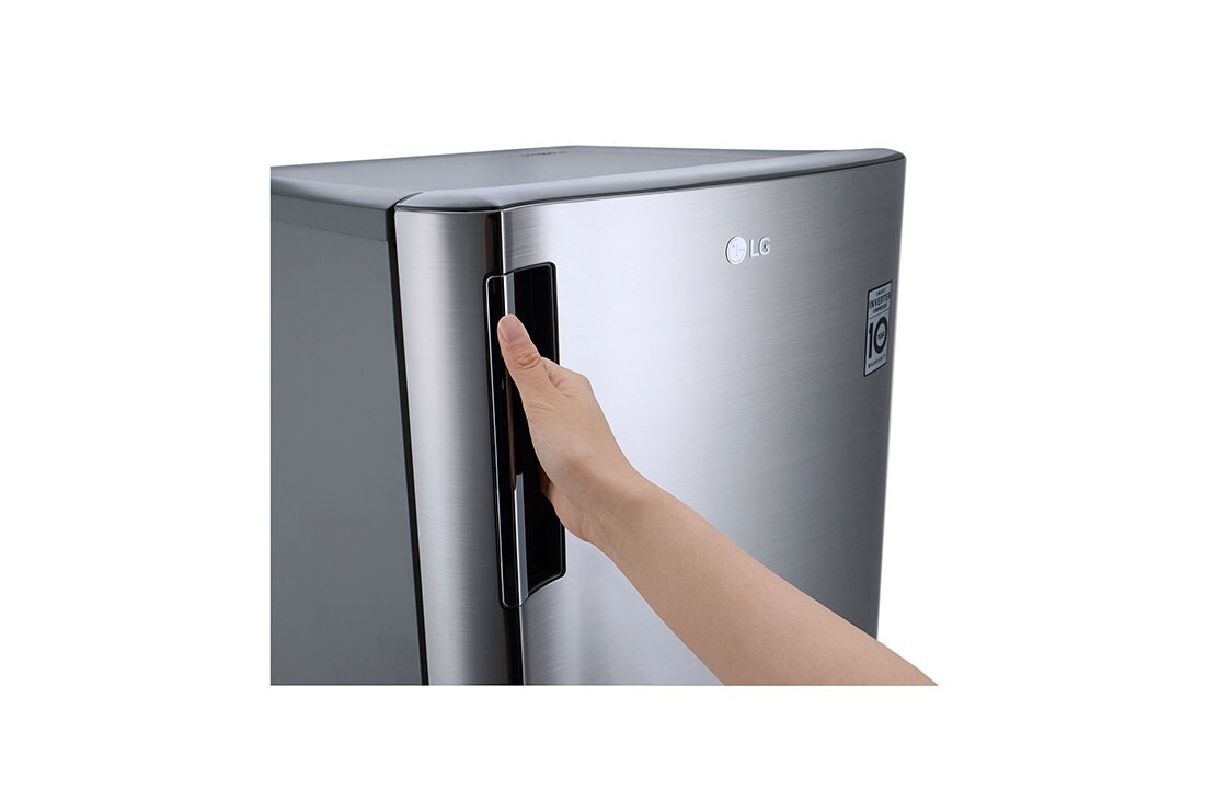 LG 199L 1-Door Refrigerator with Larger Capacity, HANDLE DETAIL 2, GN-Y331SLBB, thumbnail 8