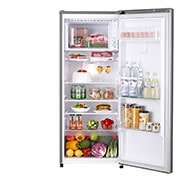 LG 199L 1-Door Refrigerator with Larger Capacity, FRONT OPEN FOOD, GN-Y331SLBB, thumbnail 2