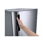 LG 199L 1-Door Refrigerator with Larger Capacity, HANDLE DETAIL 2, GN-Y331SLBB, thumbnail 8