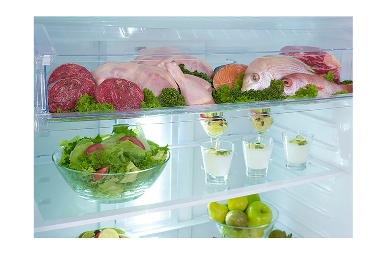 LG The stylish Top Mount refrigerator with smart inverter compressor, GR-B802HLPL., thumbnail 6