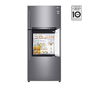 LG 549Ltr, Top Freezer, Door-in-Door®, LINEAR Cooling™ and HygieneFresh+™, GN-A702HLHU, thumbnail 2