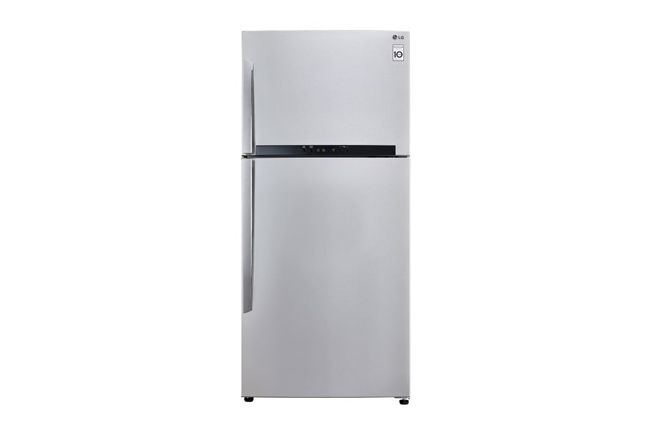 LG IEC Gross 515L PLATINUM SILVER TOP FREEZER WITH DOOR COOLING & HYGIENE FRESH+, GN-M602HLHL