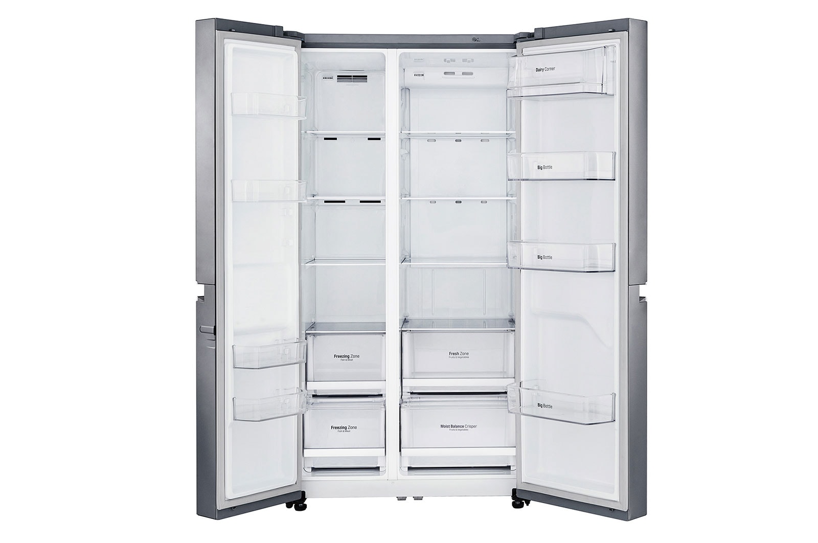 Shop LG 687L Side By Side Refrigerator LG GCB247SLUV Specs