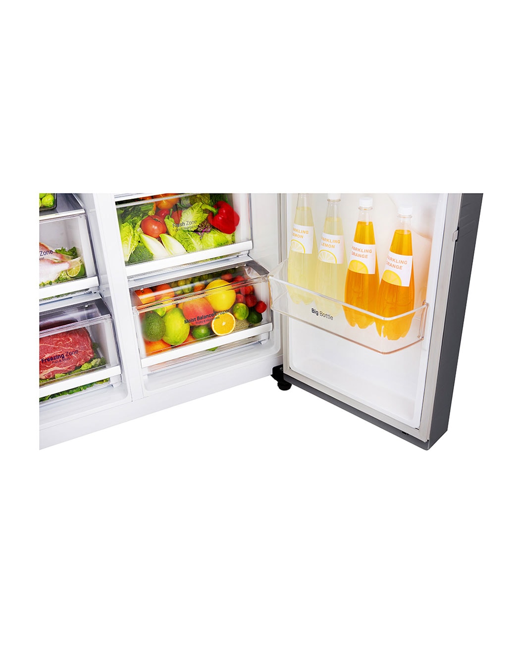 Shop LG 687L Side By Side Refrigerator LG GCB247SLUV Specs & Features LG Africa