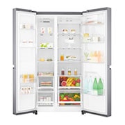 LG 687L Side By Side Refrigerator with Inverter Linear Compressor, GC-B247SLUV, thumbnail 2