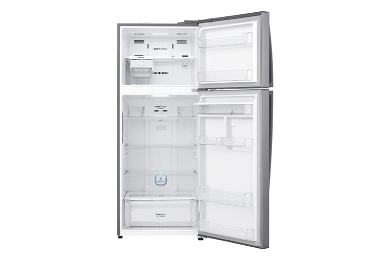 LG Top Freezer REF, 473litres, Silver, Inverter Linear Compressor, Slim Water Dispenser, Door Cooling, Hygiene Fresh, Mirror Touch Display, LED Lighting, GC-F582HLHU, thumbnail 2