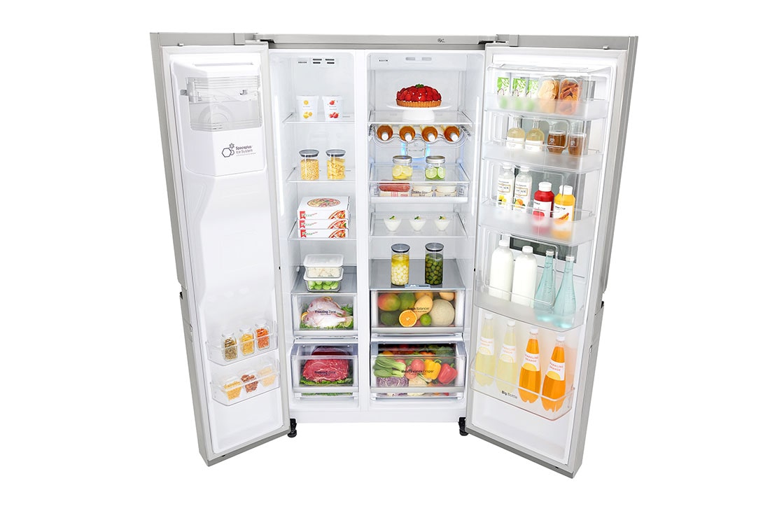 refrigerator with inside door