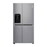 LG Side by Side REF, 668litres, Silver, Inverter Linear Compressor, Door in Door, Hygiene Fresh +, Slim Ice Water Dispenser, GC-J247SLLV, thumbnail 2