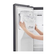 LG Side by Side REF, 668litres, Silver, Inverter Linear Compressor, Door in Door, Hygiene Fresh +, Slim Ice Water Dispenser, GC-J247SLLV, thumbnail 11