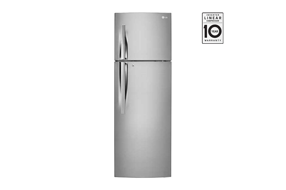 LG 257L, Top Freezer Refrigerator, Inverter Linear Compressor , Door Cooling, Moving Ice Tray, GL-C292RLBN