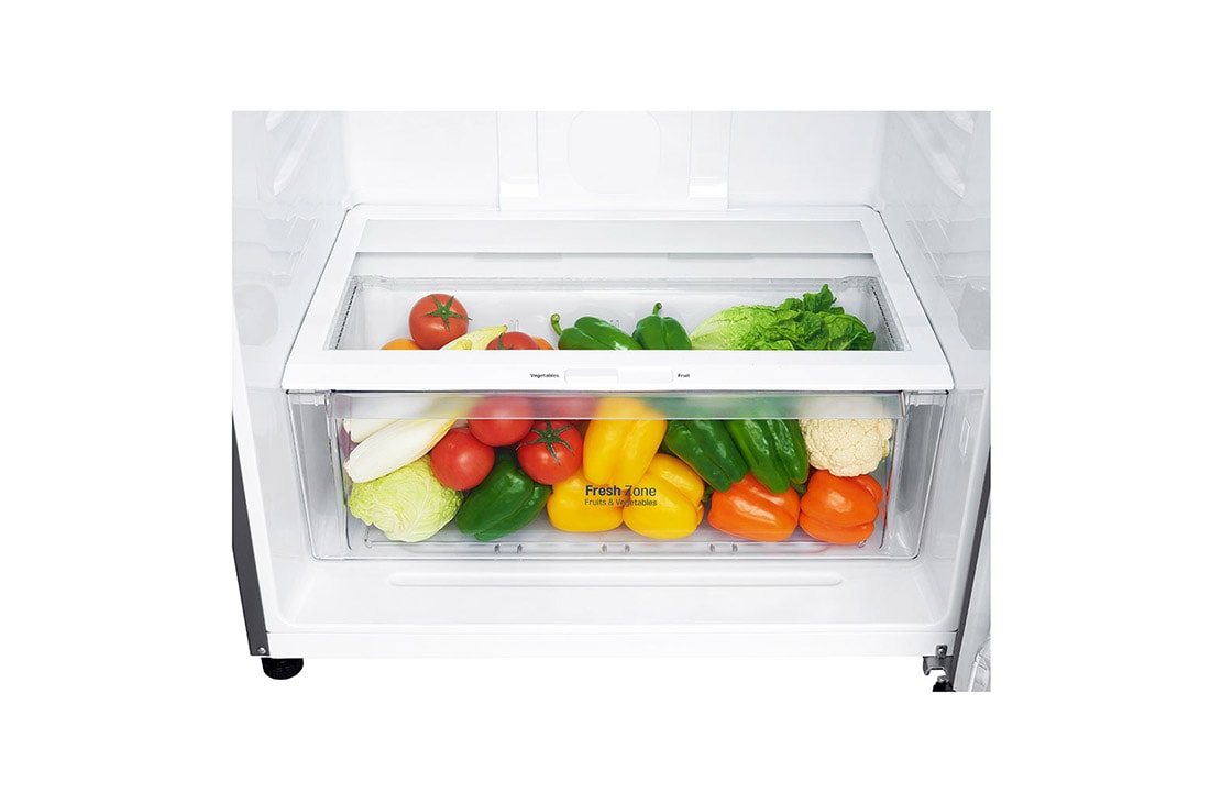 LG 437L, Top Freezer Refrigerator, Door Cooling+™, Linear Cooling™, Inverter Linear Compressor, GN-H432HLHU, thumbnail 5