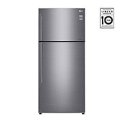 LG 437L, Top Freezer Refrigerator, Door Cooling+™, Linear Cooling™, Inverter Linear Compressor, GN-H432HLHU, thumbnail 1