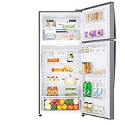 LG 437L, Top Freezer Refrigerator, Door Cooling+™, Linear Cooling™, Inverter Linear Compressor, GN-H432HLHU, thumbnail 2