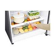 LG 437L, Top Freezer Refrigerator, Door Cooling+™, Linear Cooling™, Inverter Linear Compressor, GN-H432HLHU, thumbnail 4