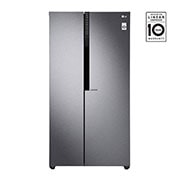 LG 679 Ltr, Inverter Linear Compressor, Multi Air Flow, Multi Digital Sensors, Express Freezing, Smart Diagnosis™, Side by Side Refrigerator, GC-B247KQDV, thumbnail 1