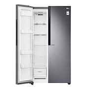 LG 679 Ltr, Inverter Linear Compressor, Multi Air Flow, Multi Digital Sensors, Express Freezing, Smart Diagnosis™, Side by Side Refrigerator, GC-B247KQDV, thumbnail 9