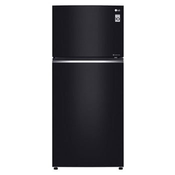444 L, Black, Top Freezer Refrigerator with Door Cooling, LINEAR Cooling™ and HygieneFresh+™1