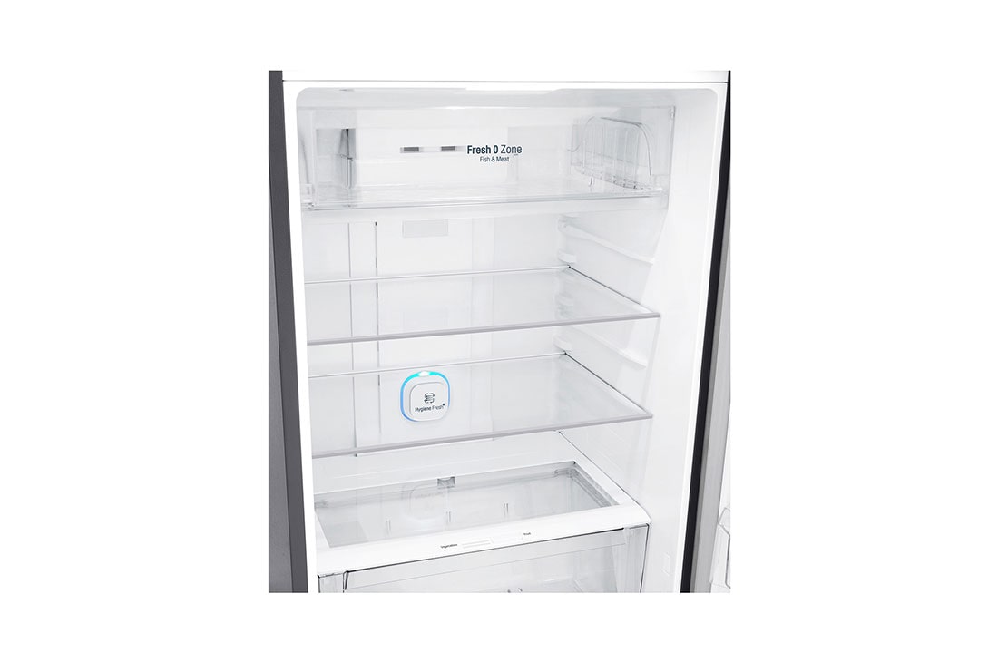 LG 444L, Silver, Top Freezer Refrigerator with Door Cooling, LINEAR Cooling™ and HygieneFresh+™, GL-H432HLHN-Dwawers detail, GL-H432HLHN, thumbnail 8