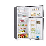 LG 444L, Silver, Top Freezer Refrigerator with Door Cooling, LINEAR Cooling™ and HygieneFresh+™, GL-H432HLHN-Left Open, GL-H432HLHN, thumbnail 11