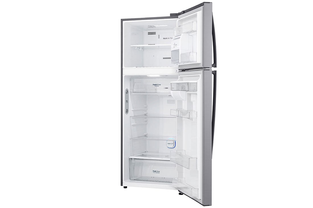 LG 438Ltr Top Freezer with Door Mounted Auto Ice Maker, GL-H502HLHN-Right open, GL-H502HLHL, thumbnail 11