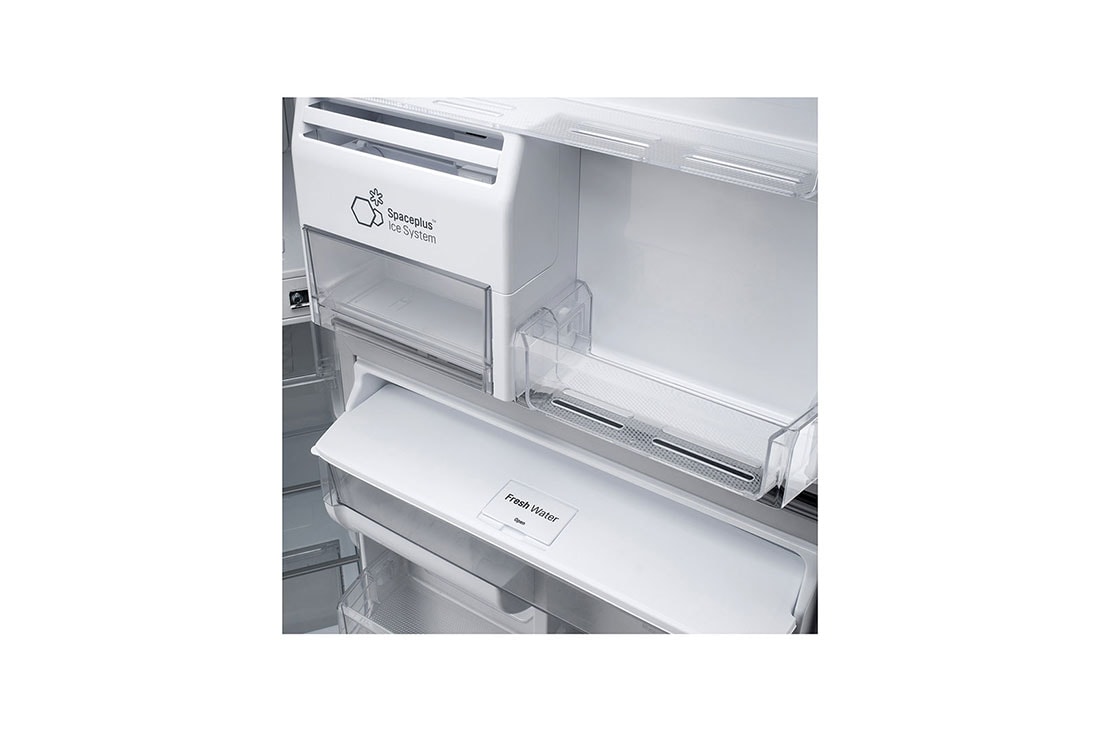 LG 438Ltr Top Freezer with Door Mounted Auto Ice Maker, GL-H502HLHN-Freezer Detail, GL-H502HLHL, thumbnail 5