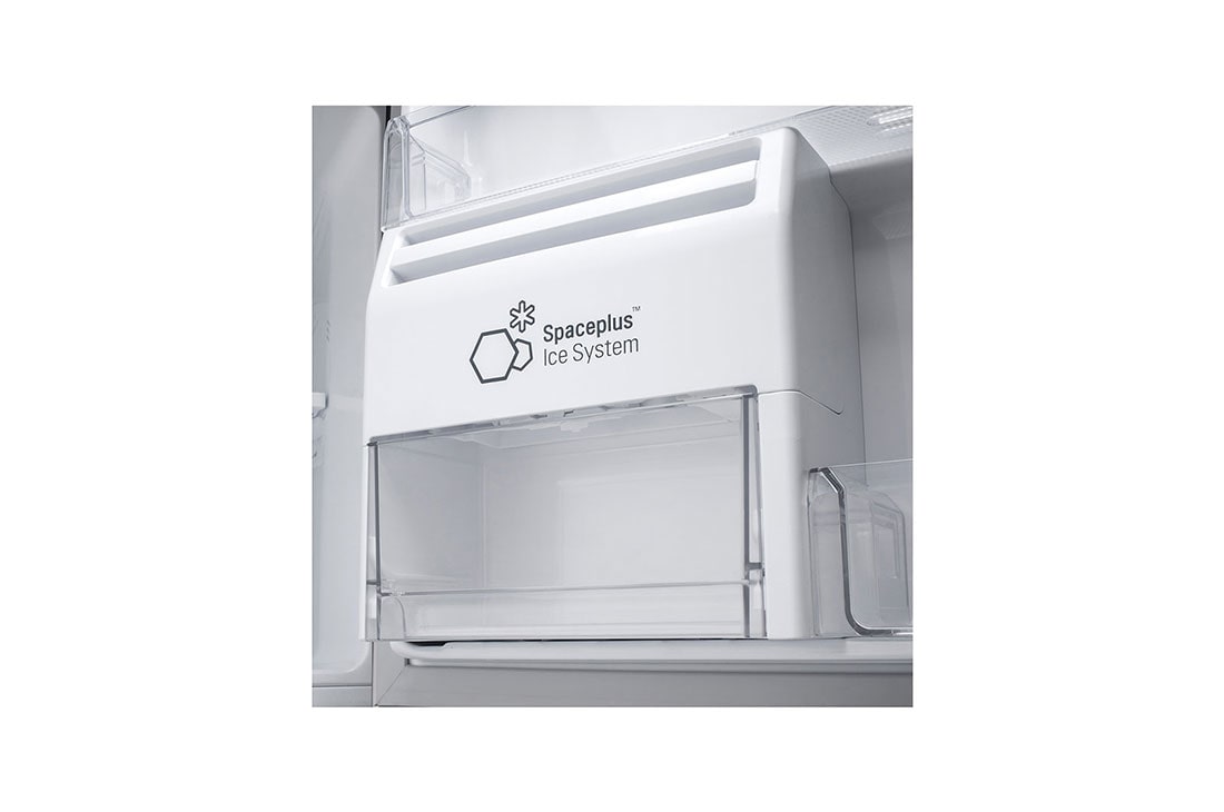 LG 438Ltr Top Freezer with Door Mounted Auto Ice Maker, GL-H502HLHN-Freezer Detail, GL-H502HLHL, thumbnail 6