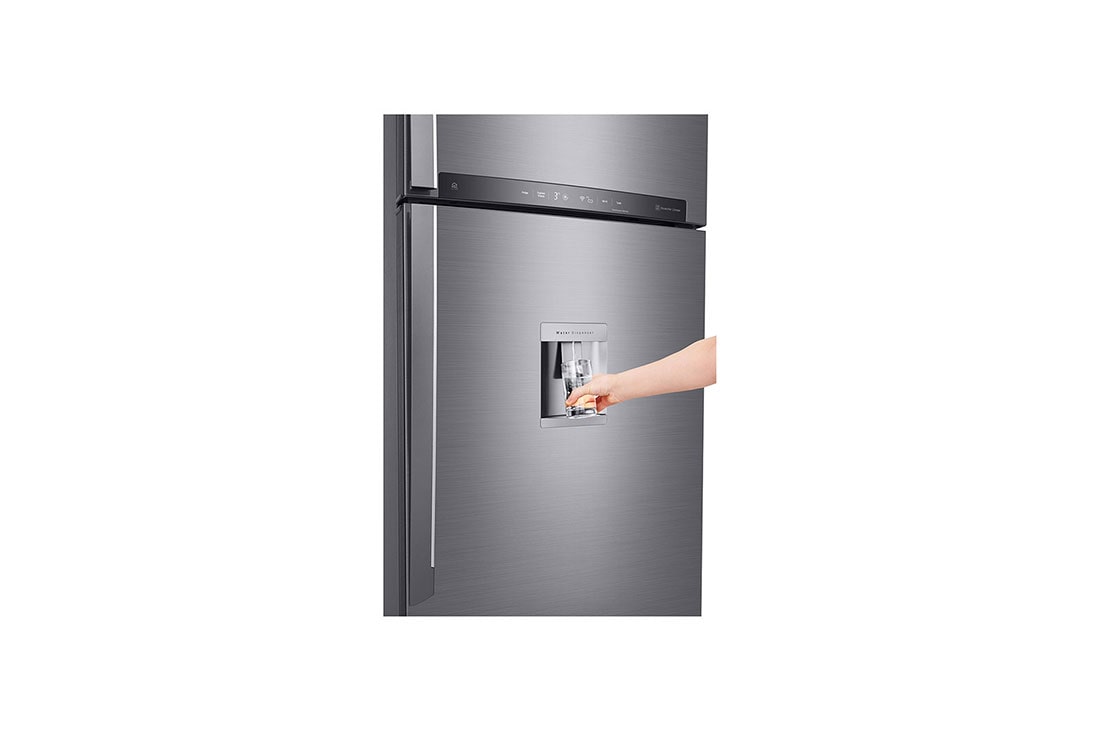 LG 438Ltr Top Freezer with Door Mounted Auto Ice Maker, GL-H502HLHN-Freezer Detail, GL-H502HLHL, thumbnail 9