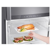 LG 438Ltr Top Freezer with Door Mounted Auto Ice Maker, GL-H502HLHN-Fresh O zone, GL-H502HLHL, thumbnail 7