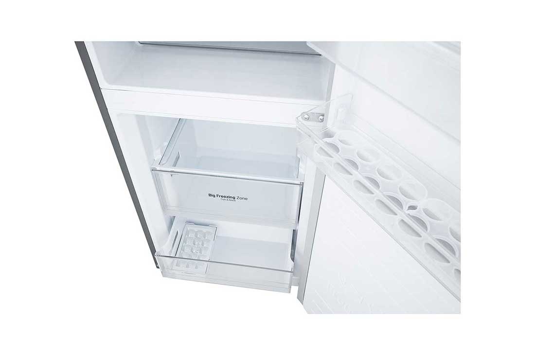 LG Net 306L Bottom Freezer 2 Doors Refrigerator with Smart Inverter Compressor, Ice tray 1, GC-B369NLJM, thumbnail 6