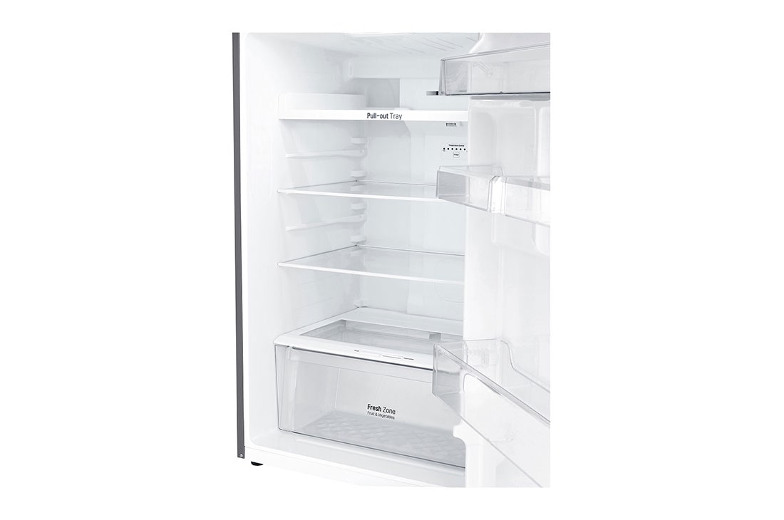 LG IEC Gross 427L Dark Graphite Steel Top Freezer with Inverter Compressor & Multi Air Flow, GN-B422SQCL, GN-B422SQCL, thumbnail 3