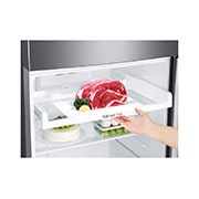 LG IEC Gross 427L Dark Graphite Steel Top Freezer with Inverter Compressor & Multi Air Flow, GN-B422SQCL, GN-B422SQCL, thumbnail 4