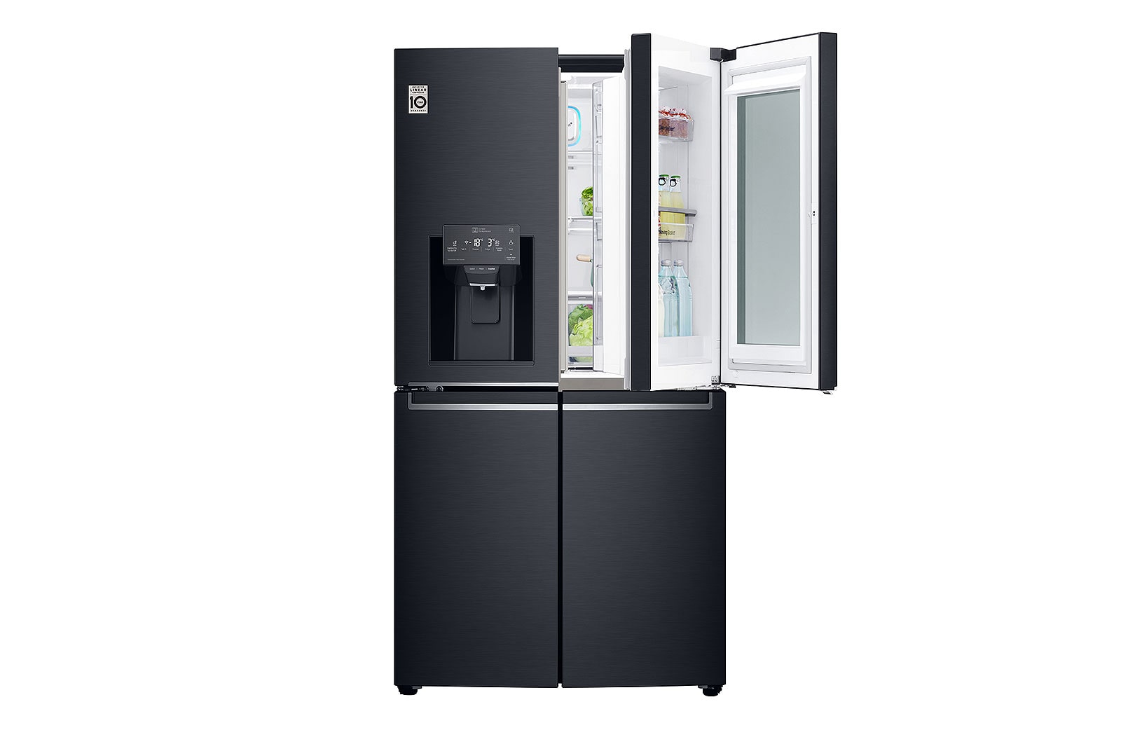 Shop LG 889L Instaview Refrigerator LG GRX31FMQHL Specs & Features