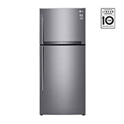 LG 444L, Silver, Top Freezer Refrigerator with Door Cooling, LINEAR Cooling™ and HygieneFresh+™, GL-H432HLHL-Front , GL-H432HLHL, thumbnail 1