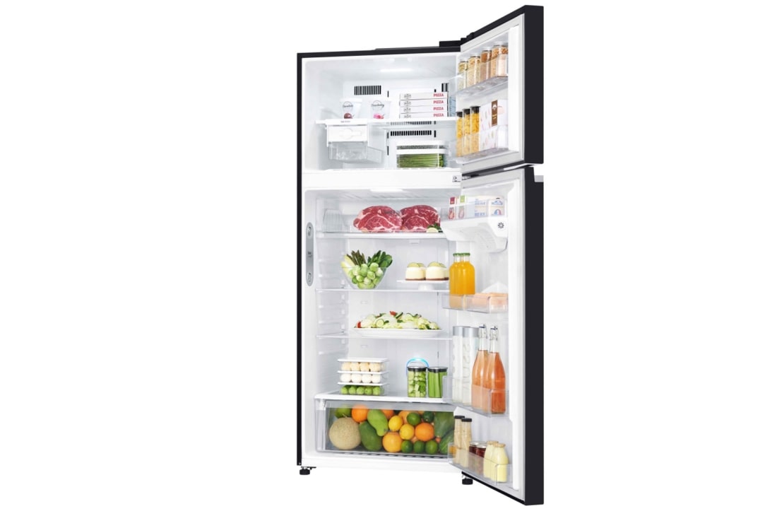 LG 444 L, Black, Top Freezer Refrigerator with Door Cooling, LINEAR Cooling™ and HygieneFresh+™, GL-C432HXCL, GL-C432HXCL, thumbnail 3