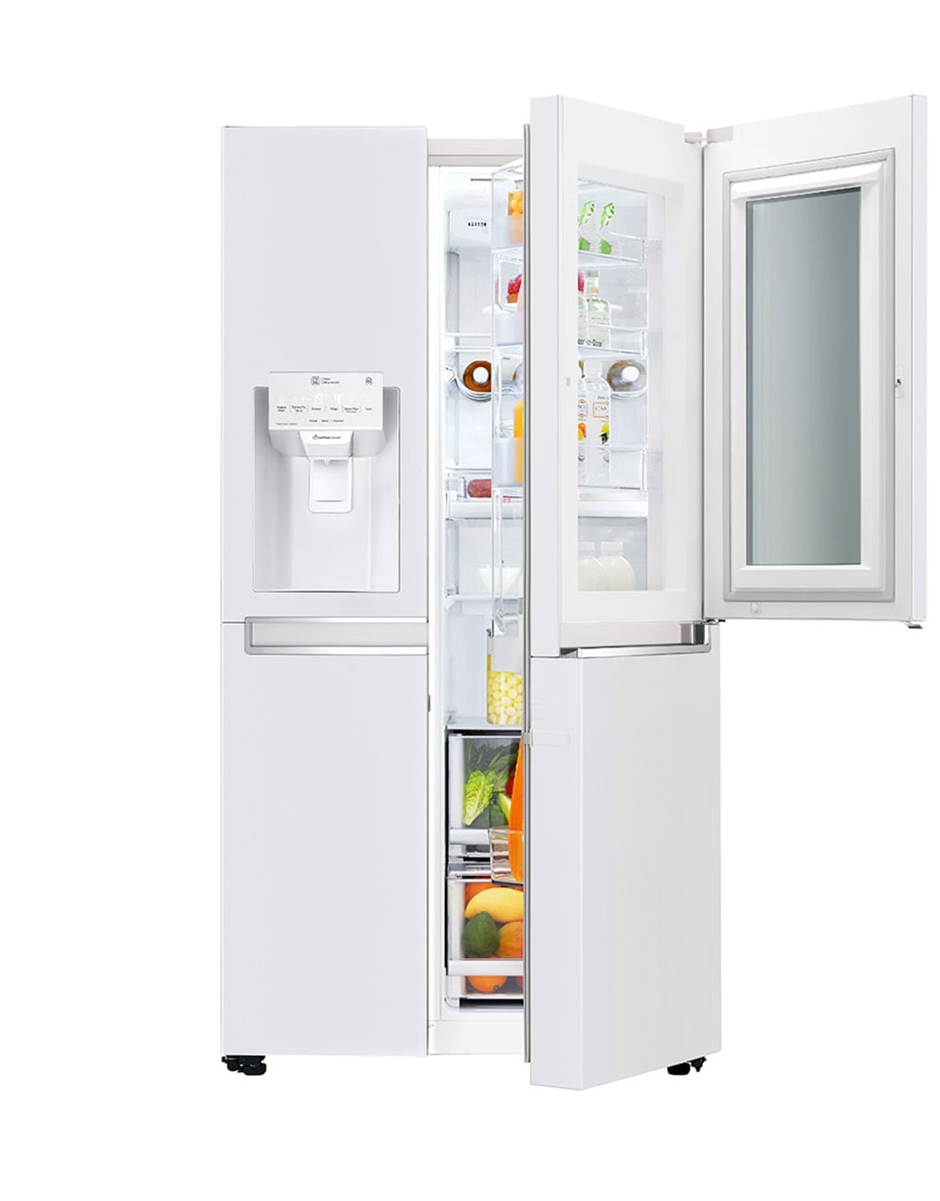 LG 601L Side by Side Refrigerator, InstaView GCX257CVVV LG Africa