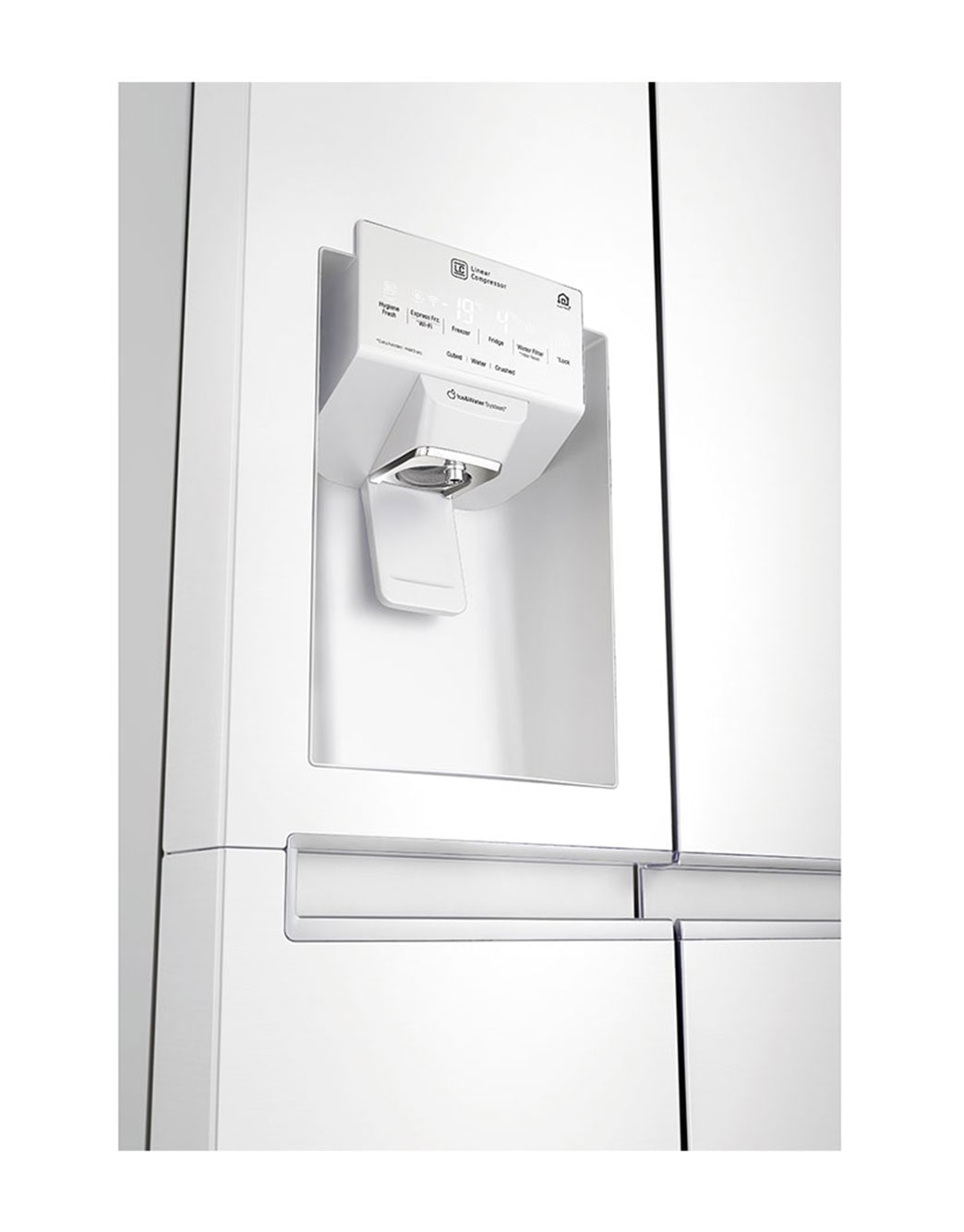 LG 601L Side by Side Refrigerator, InstaView GCX257CVVV LG Africa