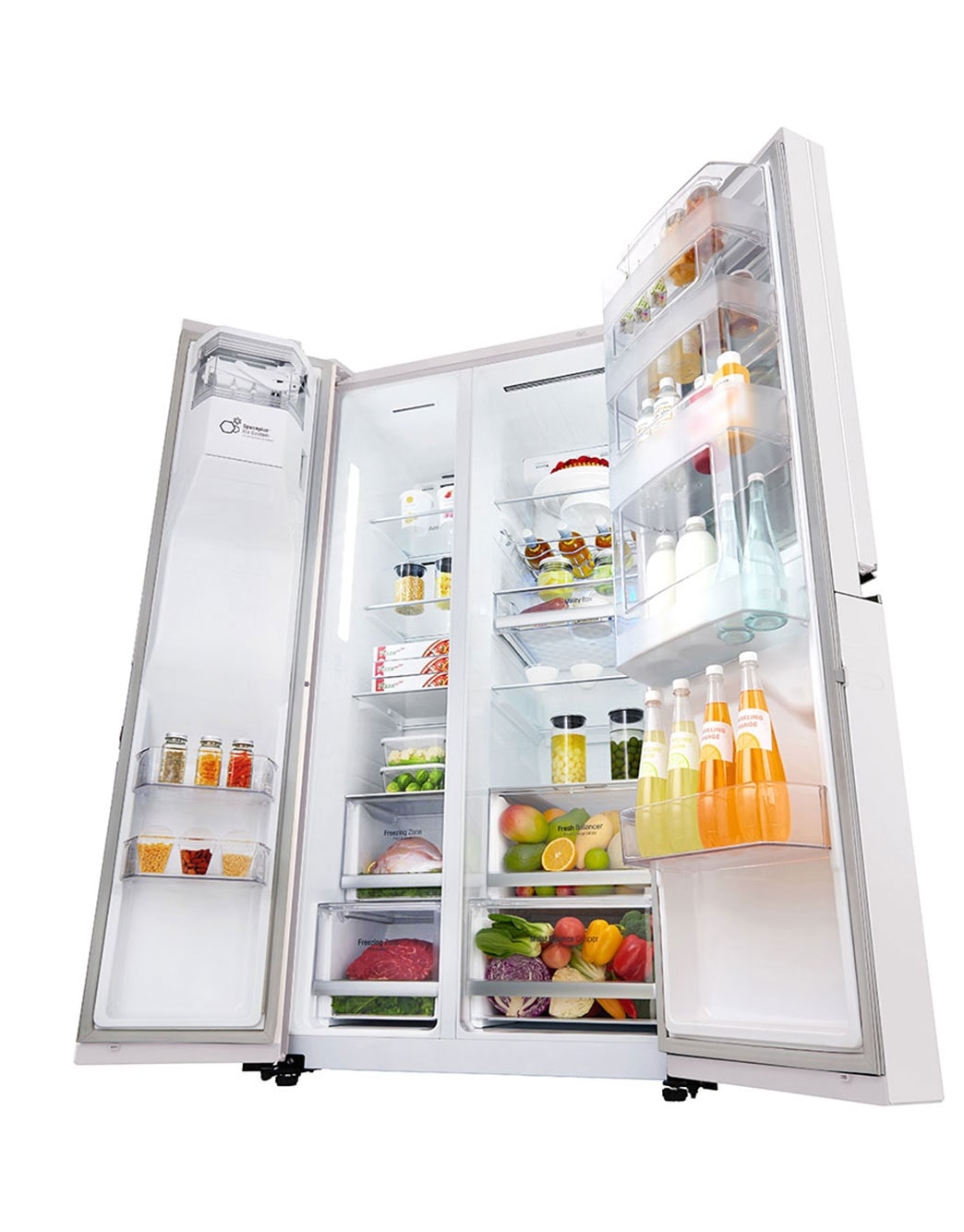 LG 601L Side by Side Refrigerator, InstaView GCX257CVVV LG Africa