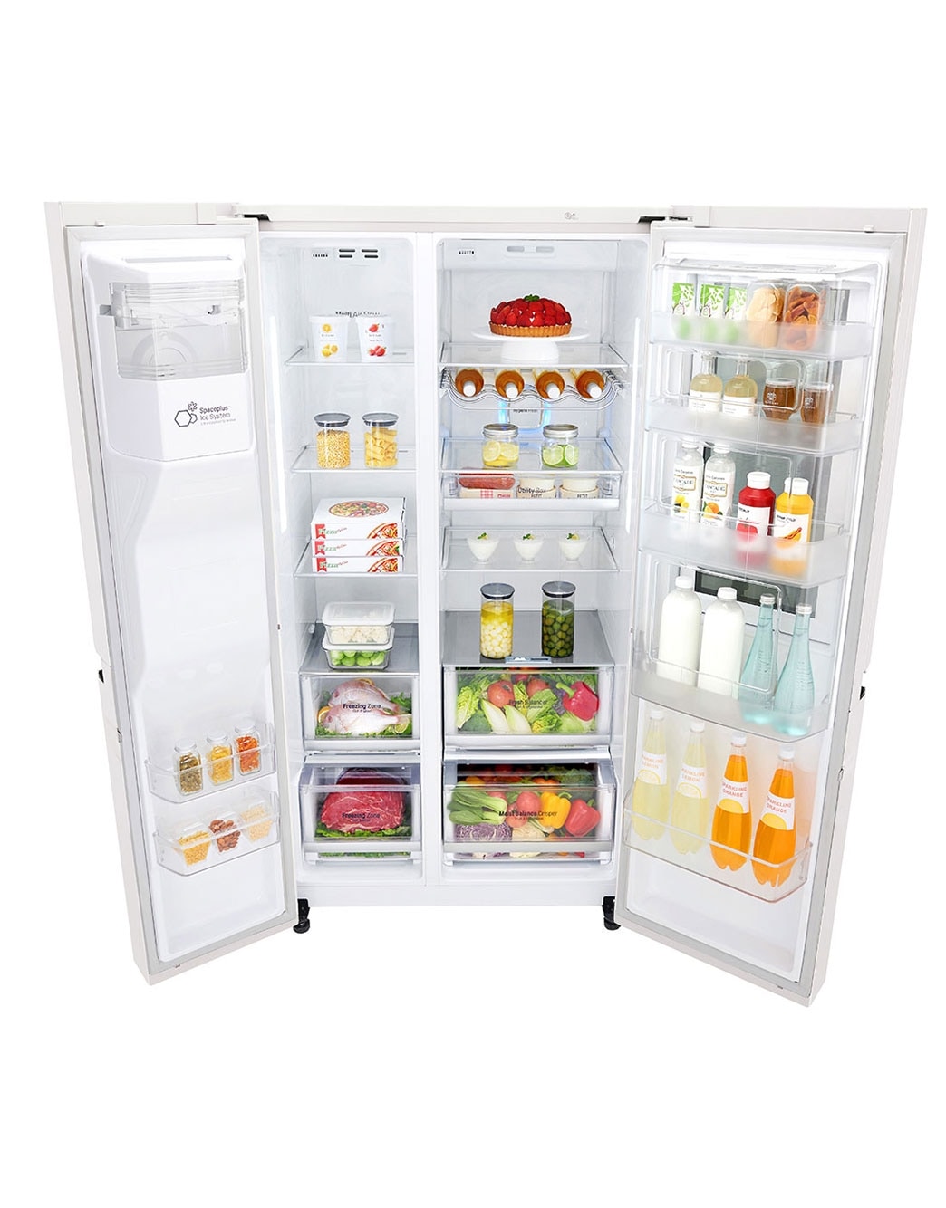 LG 601L Side by Side Refrigerator, InstaView GCX257CVVV LG Africa