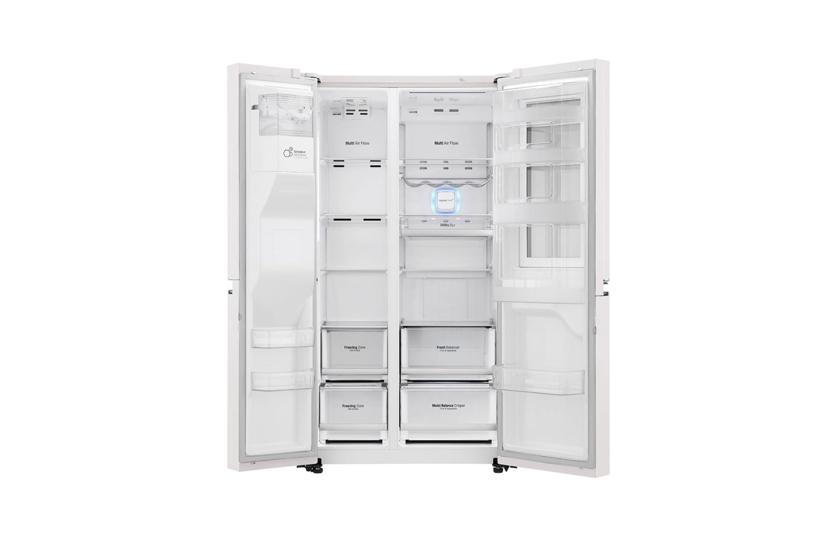 LG 601L Side by Side Refrigerator, InstaView GCX257CVVV LG Africa