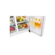 LG 601L Side by Side Refrigerator, InstaView Door-in-Door™, White, GC-X257CVVV, thumbnail 9