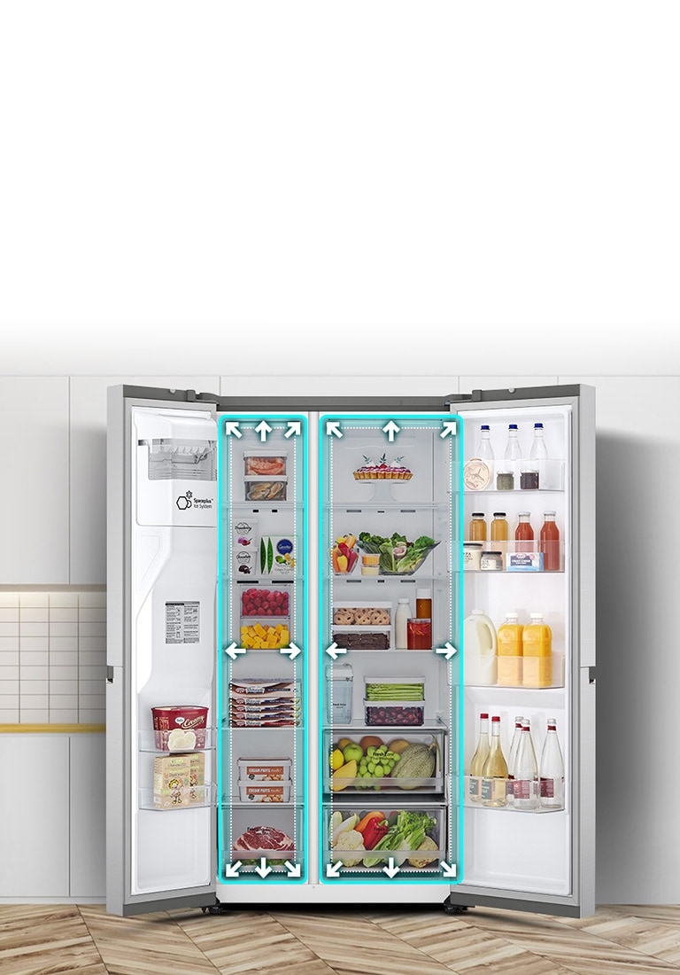 Shop LG 674L Side by Side Refrigerator LG GCL257SLRL Specs
