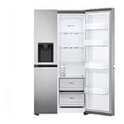 LG 674(L) | Side by Side Refrigerator |Smart Inverter Compressor | Multi Air Flow | Smart Diagnosis™, GC-L257SLRL, GC-L257SLRL, thumbnail 3