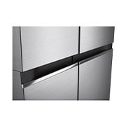 LG 694(L) | Side by Side Refrigerator |Smart Inverter Compressor | Multi Air Flow, handle view, GC-B257SLWL, thumbnail 3