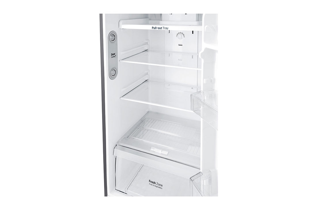 LG 225L, Top Freezer Refrigerator, Inverter Linear Compressor , Door Cooling, Moving Ice Tray, GN-G222SLCB, GN-G222SLCB, thumbnail 4