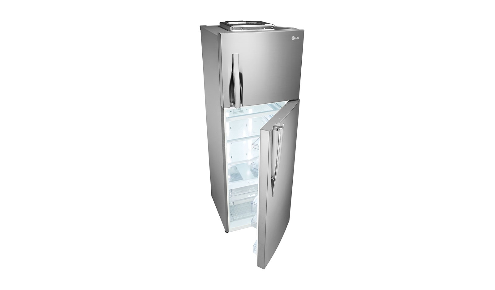Shop LG 257L Top Freezer Refrigerator LG GLG292RLBB Specs & Features