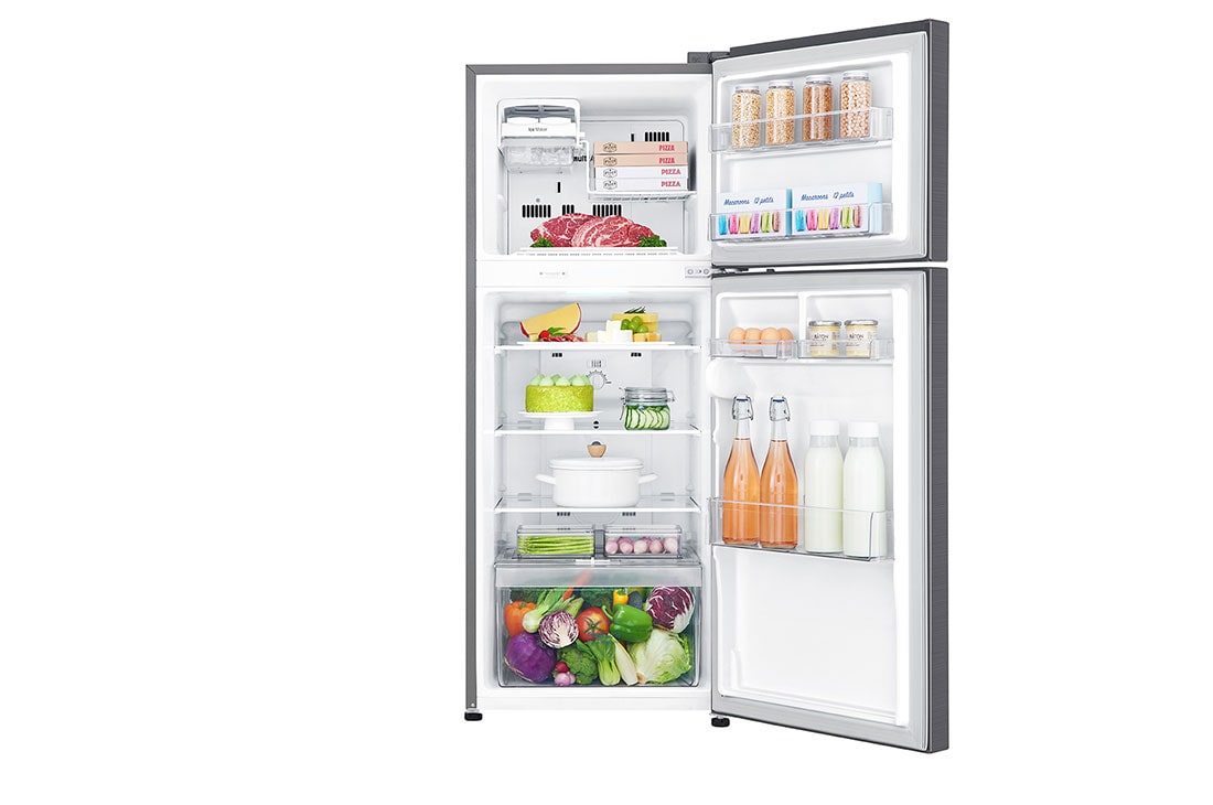 LG 234(L) | Top Freezer Refrigerator | Inverter Linear Compressor | Multi Air Flow, Front_Open_View, GL-C252SLBB, thumbnail 2