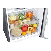 LG 234(L) | Top Freezer Refrigerator | Inverter Linear Compressor | Multi Air Flow, Drawer_With_Food, GL-C252SLBB, thumbnail 4
