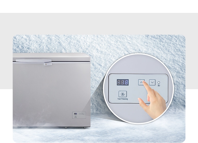 Press the refrigerator button to set the function