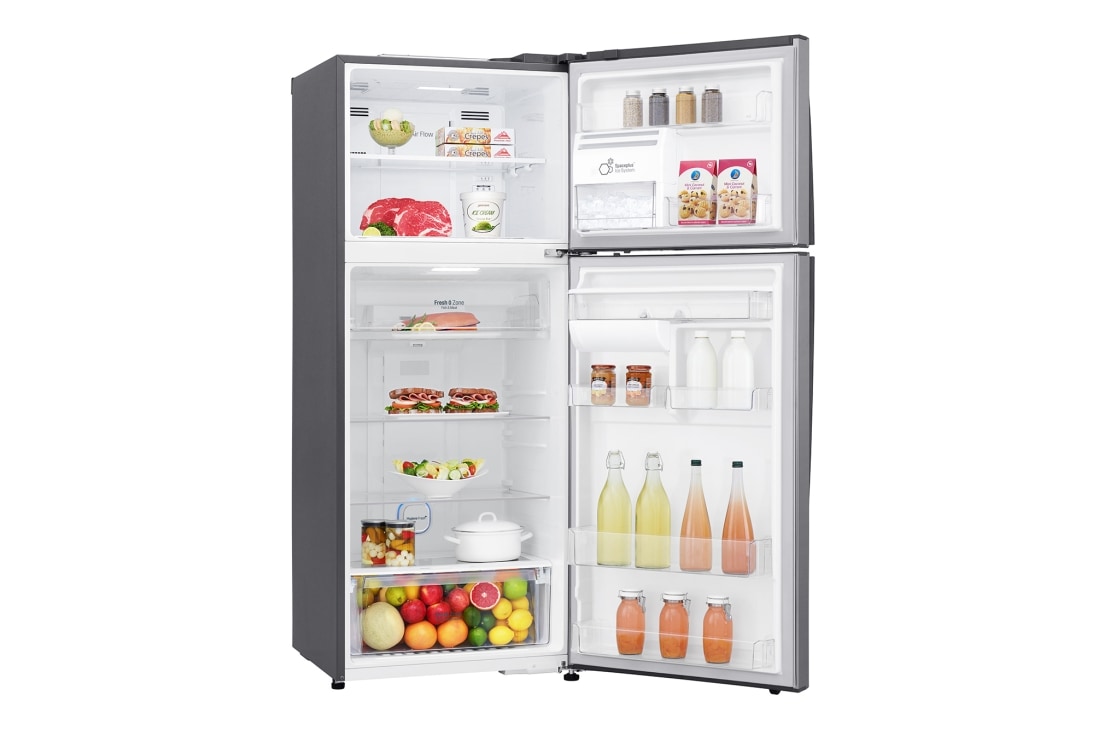 LG 438L LINEAR Top Freezer with Door Mounted Auto Ice Maker, GL-T502HLCL, thumbnail 11